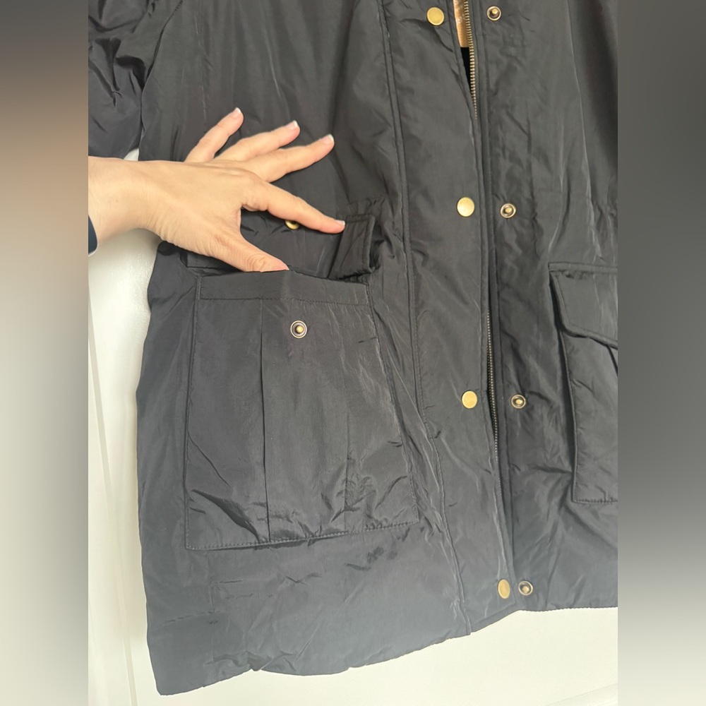 NWT! | J. CREW Women’s Puffer Barn Jacket with PrimaLoft | Black | Size XS - Picture 8 of 16